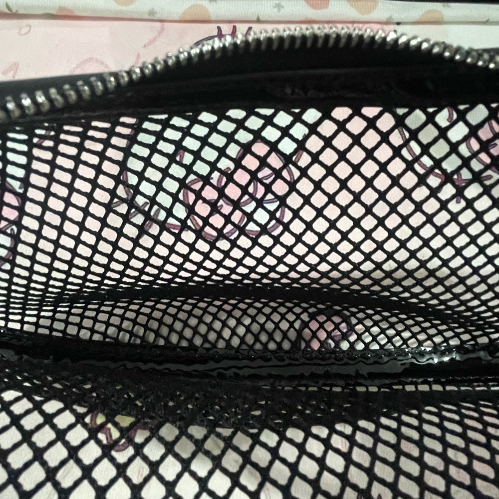 Alaïa Black Mesh Crescent Shoulder Bag with Glossy Pouch - Picture 16 of 16